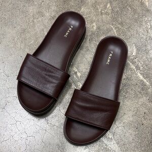 Frame Denim Women's Dark Brown Sandals